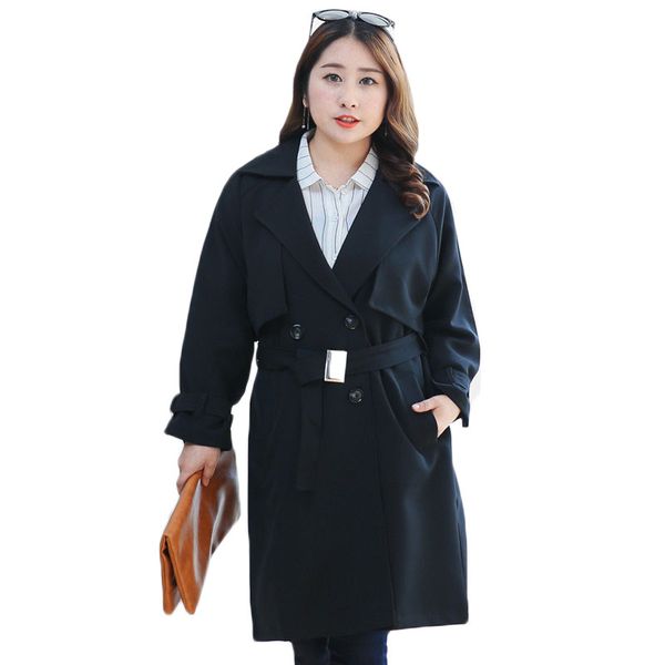 2020 female windbreaker coats large size 4xl mid long outerwear solid color loose spring autumn trench coat y298, Tan;black
2020 female windbreaker coats large size 4xl mid long outerwear solid color loose spring autumn trench coat y298, Tan;black