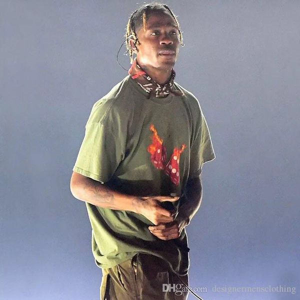 flame rap tour с коротким рукавом футболки мужские summer модельер повседневная одежда las vegas homme одежда, White;black