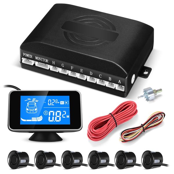 new car backing radar system 6 ultrasonic sensors 2.5m distance detection lcd display xz-63
new car backing radar system 6 ultrasonic sensors 2.5m distance detection lcd display xz-63