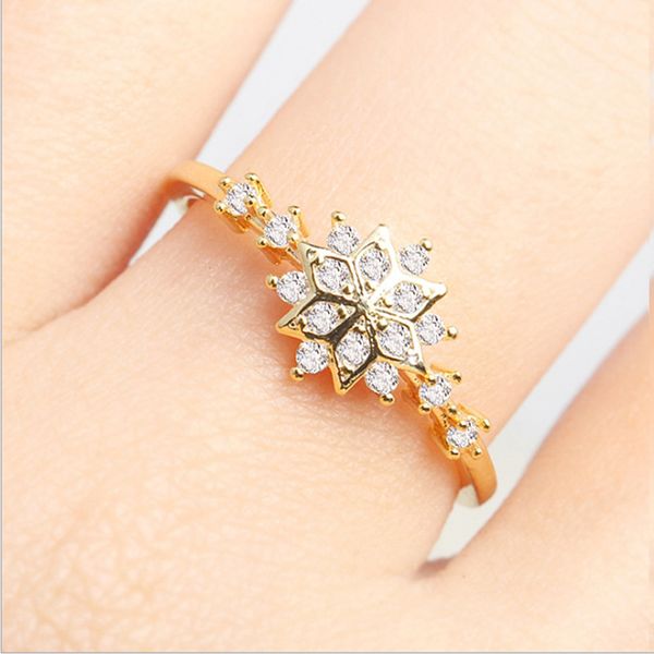 luxury female snowflake ring fashion silver gold color crystal zircon stone vintage wedding rings, Slivery;golden
luxury female snowflake ring fashion silver gold color crystal zircon stone vintage wedding rings, Slivery;golden