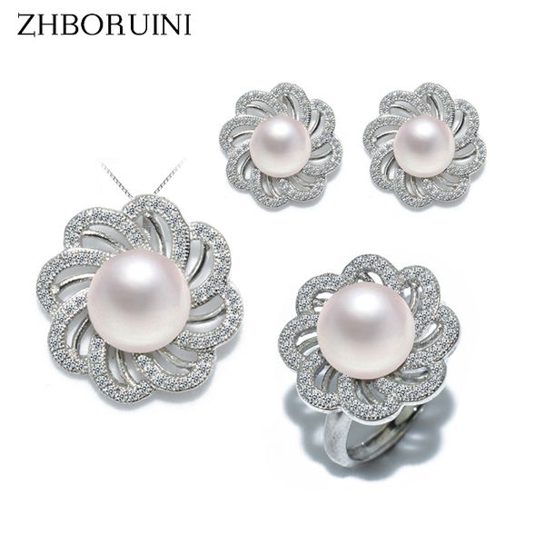zhboruini fashion pearl jewelry set natural freshwater pearl flower necklace earrings ring 925 sterling silver jewelry for women t190626
zhboruini fashion pearl jewelry set natural freshwater pearl flower necklace earrings ring 925 sterling silver jewelry for women t190626