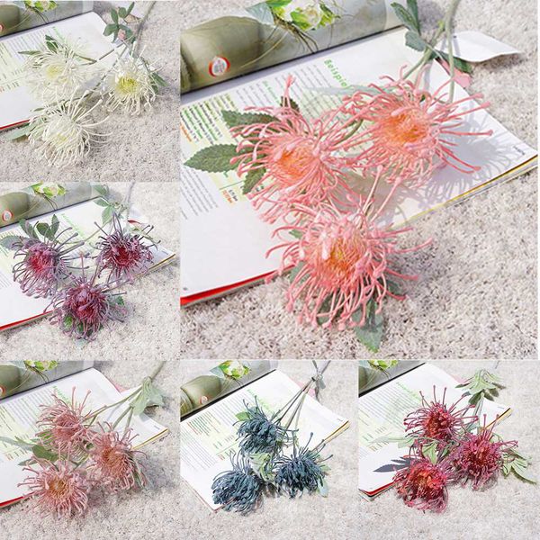 3 heads / branch leucospermum fake plastic flowers artificial flowers for wedding decoration artificial fleur artificiel
3 heads / branch leucospermum fake plastic flowers artificial flowers for wedding decoration artificial fleur artificiel