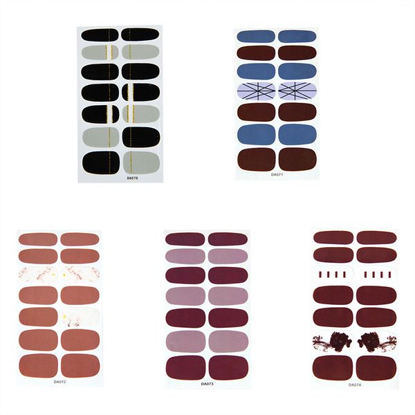 stickers & decals 14tips/sheet nail art full wraps multicolor adhesive tips manicure, Black
stickers & decals 14tips/sheet nail art full wraps multicolor adhesive tips manicure, Black