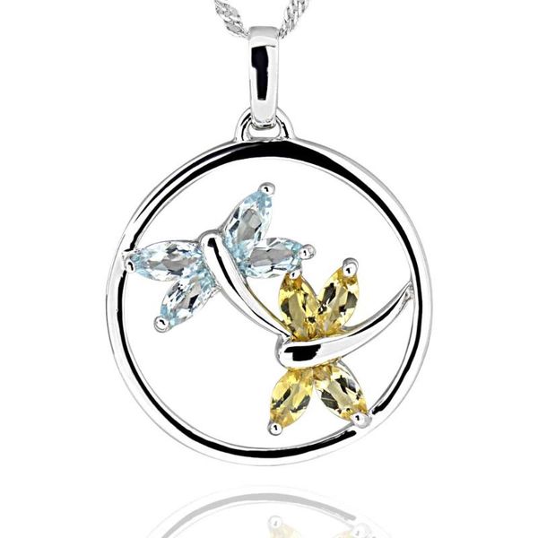 sterling silver marquise shaped blue z & citrine dragonfly pendant necklace 18" chain
sterling silver marquise shaped blue z & citrine dragonfly pendant necklace 18" chain