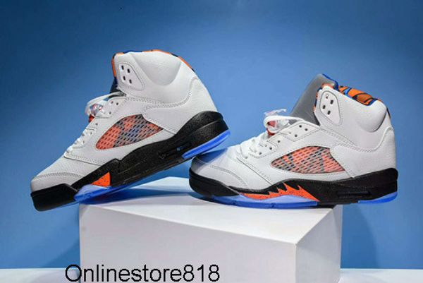 with box mens basketball shoes sneakers 5s white orange blue brand designer sports shoes for men size us7-13
with box mens basketball shoes sneakers 5s white orange blue brand designer sports shoes for men size us7-13
