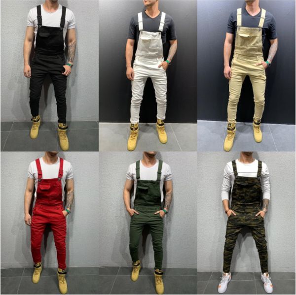 men's suspender tear denim pants popular, Black;gray
men's suspender tear denim pants popular, Black;gray