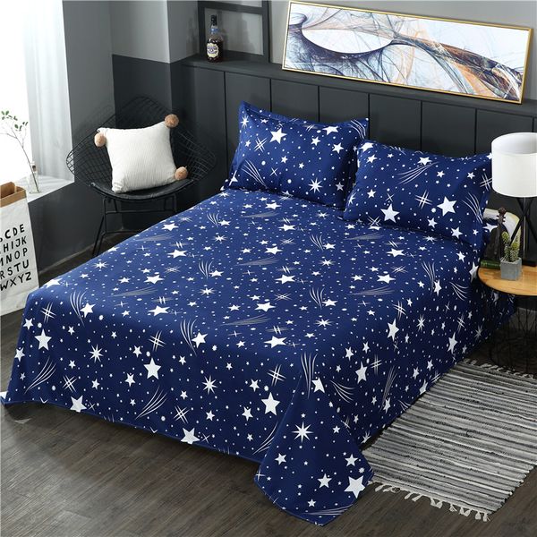 2019 3pcs polyester four seasons flat bedsheet blue night sky printed bedding flat sheet cases set
2019 3pcs polyester four seasons flat bedsheet blue night sky printed bedding flat sheet cases set