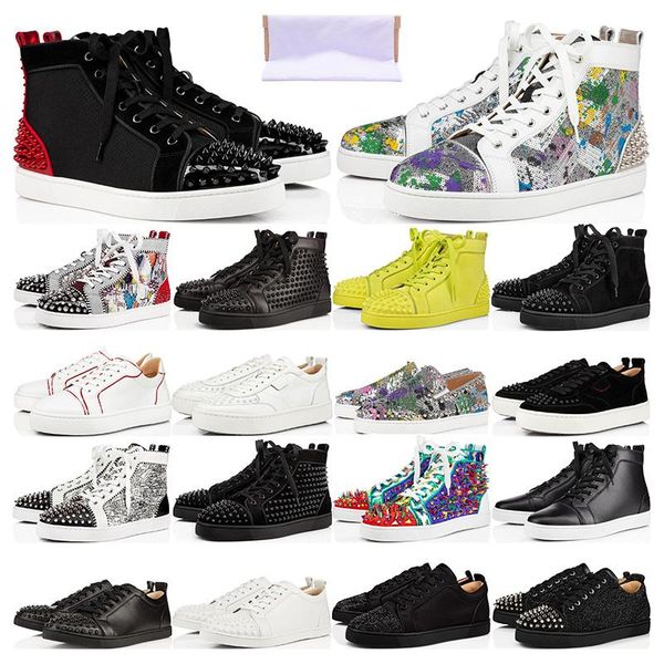 new studded spikes fashion red suede leather mens sneaker womens flat bottoms shoes party lovers size 36-46 with box big size, Black
new studded spikes fashion red suede leather mens sneaker womens flat bottoms shoes party lovers size 36-46 with box big size, Black