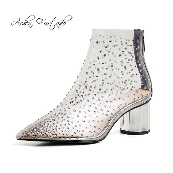 arden furtado 2020 summer fashion women's shoes pointed toe classics zipper chunky heels zipper elegant clear pvc boots 41, Black
arden furtado 2020 summer fashion women's shoes pointed toe classics zipper chunky heels zipper elegant clear pvc boots 41, Black