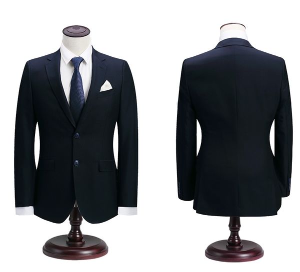 lapel groom tuxedos two button men suits men's business casual suit dress double slit slim wedding dress suit (jacket+pants+vest, Black;gray
lapel groom tuxedos two button men suits men's business casual suit dress double slit slim wedding dress suit (jacket+pants+vest, Black;gray
