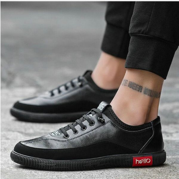 dropshipping men casual shoes fashion shoes for men spring comfortable men's black white sneaker flats a52-13
dropshipping men casual shoes fashion shoes for men spring comfortable men's black white sneaker flats a52-13