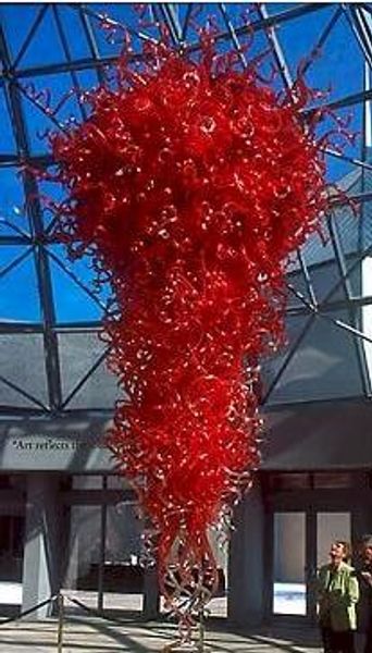 Lamps Red Colored Blown Chandeliers Home Decor Lighting Style Hanging Glass Material Pendant Lamp
Lamps Red Colored Blown Chandeliers Home Decor Lighting Style Hanging Glass Material Pendant Lamp