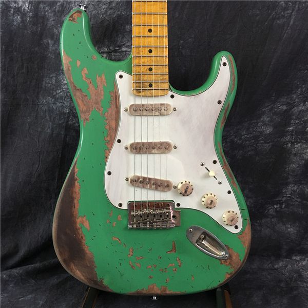 ustom shop, classic green st guitars by hand. support customization. 100% handmade st guitars
ustom shop, classic green st guitars by hand. support customization. 100% handmade st guitars