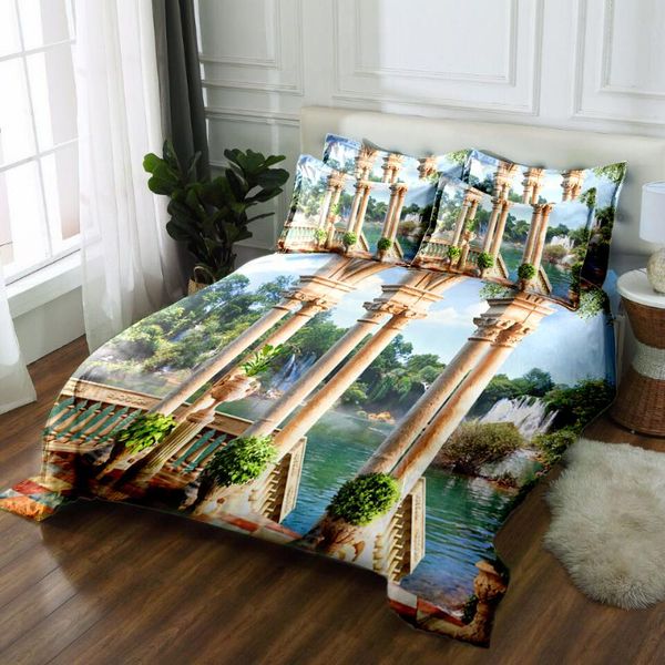 bedding sets european villa rural scenery pattern soft fabric duvet cover pillowcase sets single/double bedding set
bedding sets european villa rural scenery pattern soft fabric duvet cover pillowcase sets single/double bedding set