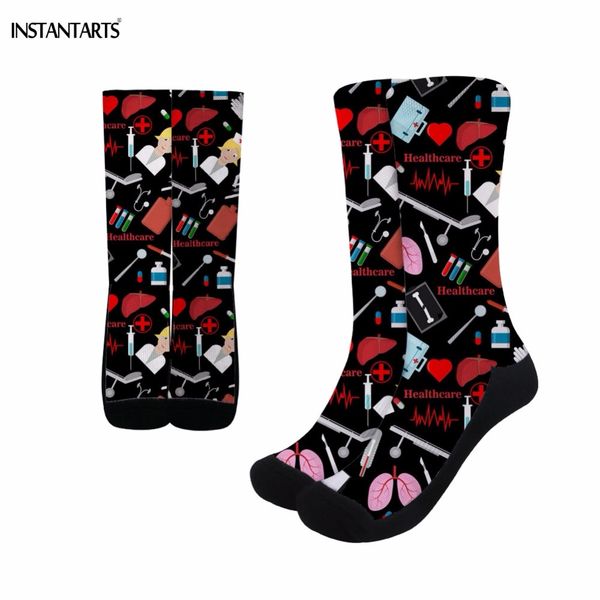 instantarts health care pattern female cycling socks breath outdoor black sports socks for women compression athletic gym
instantarts health care pattern female cycling socks breath outdoor black sports socks for women compression athletic gym