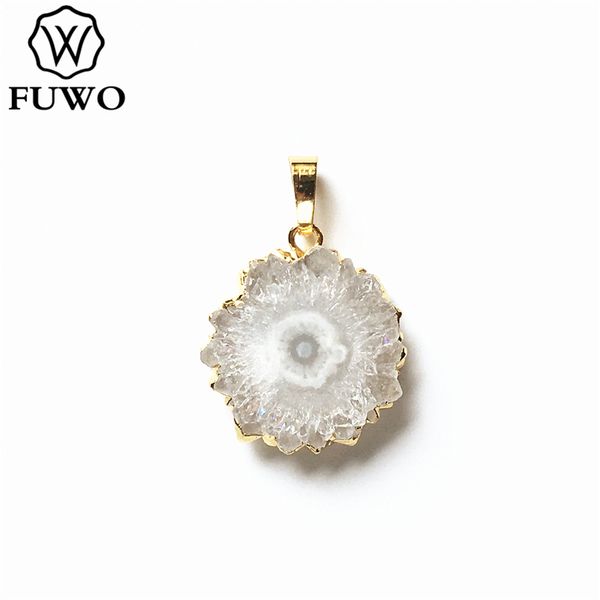 fuwo natural white crystal flower pendant with gold trimmed irregular crystal quartz pendant for necklace making pd262, Silver
fuwo natural white crystal flower pendant with gold trimmed irregular crystal quartz pendant for necklace making pd262, Silver