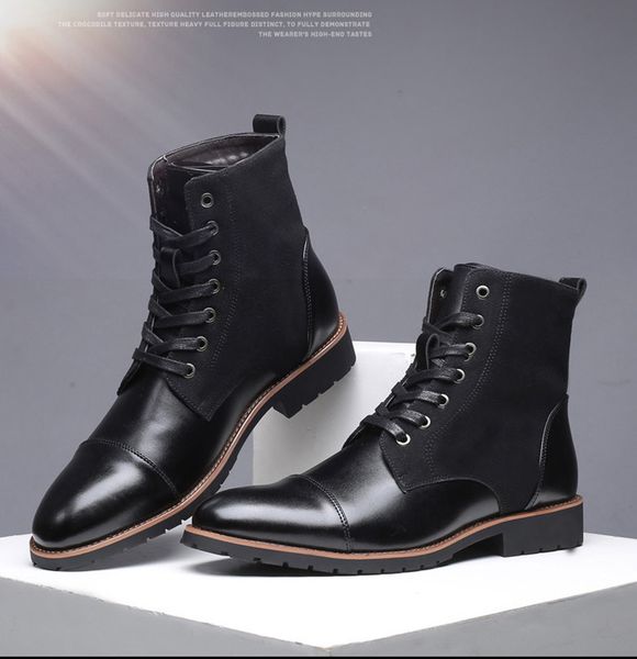 38-48 winter boots men fashion comfortable warm 2019 brand men shoes #sy755, Black
38-48 winter boots men fashion comfortable warm 2019 brand men shoes #sy755, Black