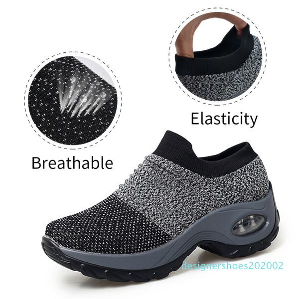 women autumn sneakers sock shoes ladies flats platform shoes female breath mesh slip on tenis sneakers creepers shoes woman d02, Black
women autumn sneakers sock shoes ladies flats platform shoes female breath mesh slip on tenis sneakers creepers shoes woman d02, Black