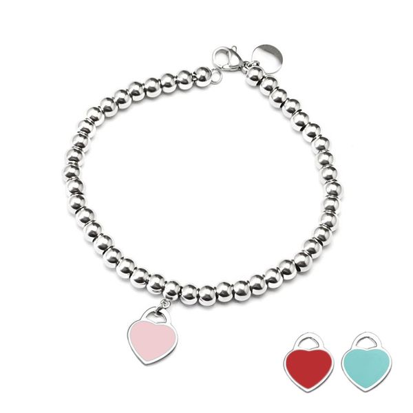 heart beads bracelet & bangle stainless steel blue&pink&red pendant charm brand tiff design for women elegant jewelry gift, Golden;silver
heart beads bracelet & bangle stainless steel blue&pink&red pendant charm brand tiff design for women elegant jewelry gift, Golden;silver