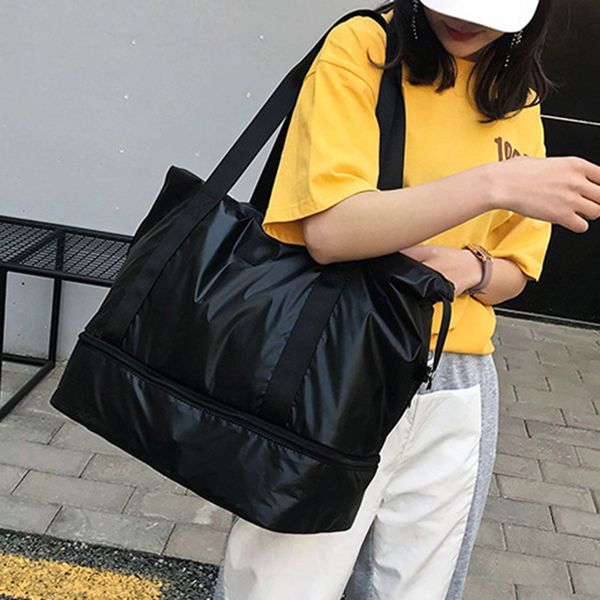 large capacity travel bag waterproof double layer wet dry separate handbag for fitness hb88
large capacity travel bag waterproof double layer wet dry separate handbag for fitness hb88
