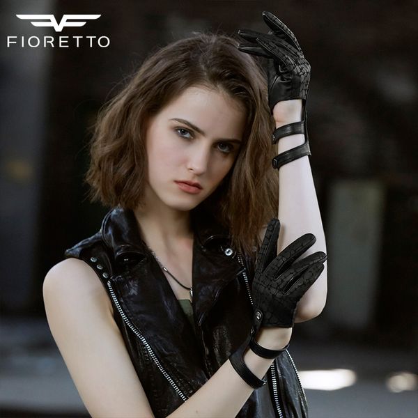 fioretto women adjustable winter leather gloves mittens touchscreen black embossed print ladies fashion gloves for driving party, Blue;gray
fioretto women adjustable winter leather gloves mittens touchscreen black embossed print ladies fashion gloves for driving party, Blue;gray