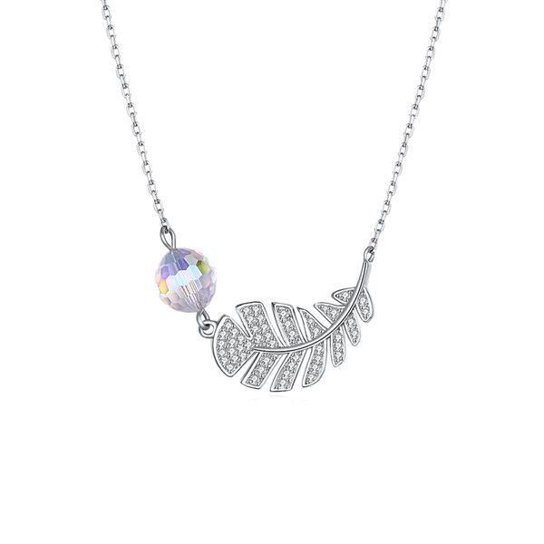 pixnor s925 sterling silver link chain necklace festive leaf elegant zircon charm pendant necklace for women girls
pixnor s925 sterling silver link chain necklace festive leaf elegant zircon charm pendant necklace for women girls