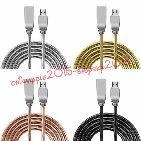 zinc alloy stainless steel cable quick charger spring metal micro type c usb data sync charging cable for samsung s6 s7 s8 htc
zinc alloy stainless steel cable quick charger spring metal micro type c usb data sync charging cable for samsung s6 s7 s8 htc