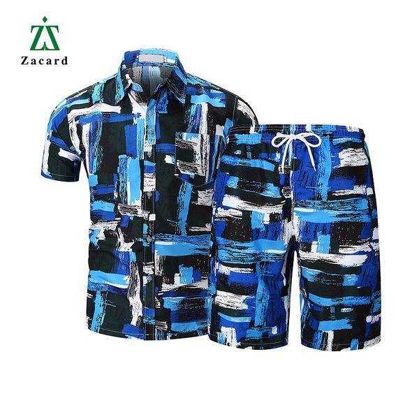 zacard 2018 men's sportswear europe size men casual sets short sleeve shirt loose shorts men printing suit, Gray
zacard 2018 men's sportswear europe size men casual sets short sleeve shirt loose shorts men printing suit, Gray