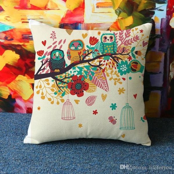 owl bird decorative pillow creative home furnishing cushion with double sides printing linen cotton throw pillow case 17.7x17.7inch
owl bird decorative pillow creative home furnishing cushion with double sides printing linen cotton throw pillow case 17.7x17.7inch