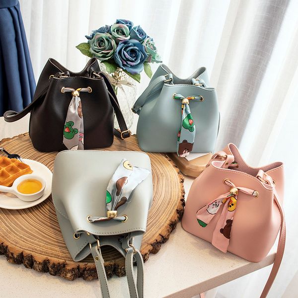 2020 spring and summer korean style new women's candy-colored silk scarf bucket bag shoulder cross bag girl's phone
2020 spring and summer korean style new women's candy-colored silk scarf bucket bag shoulder cross bag girl's phone