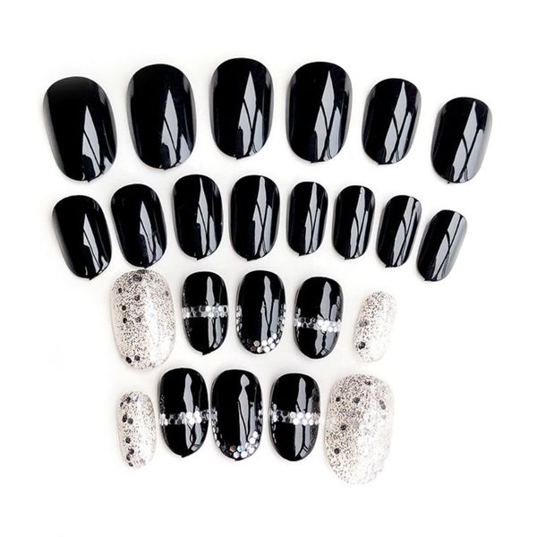 ins black 24pcs/set ptherapy nails acrylic fake fingernails full cover false nails simple middle-long size lady full nail, Red;gold
ins black 24pcs/set ptherapy nails acrylic fake fingernails full cover false nails simple middle-long size lady full nail, Red;gold