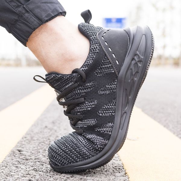 breathable anti-smashing anti-piercing safety boots non-slip wear-resistant breathable work safety shoes labor insurance shoes, Black
breathable anti-smashing anti-piercing safety boots non-slip wear-resistant breathable work safety shoes labor insurance shoes, Black