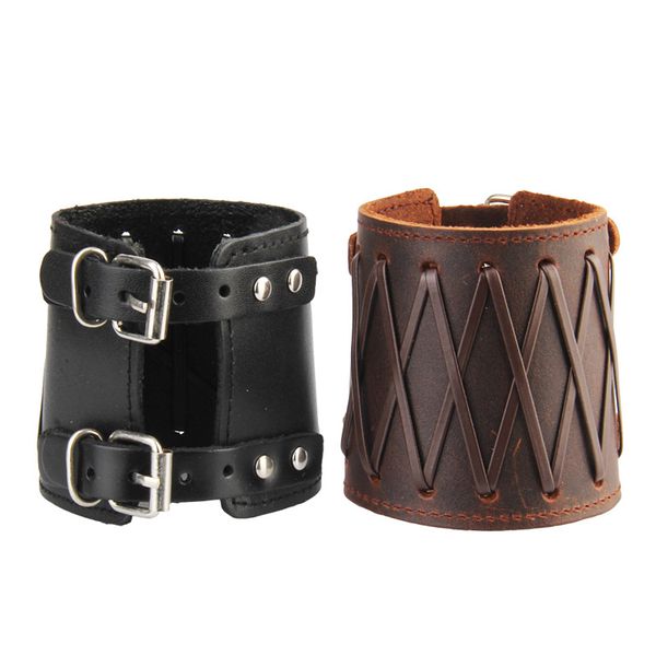 new style bracelet, european and american accessories, double button and rope leather hand braided bracelet, steampunk wide leat, Golden;silver
new style bracelet, european and american accessories, double button and rope leather hand braided bracelet, steampunk wide leat, Golden;silver