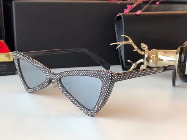 207 sunglasses for women cat eye bling bling popular 207 frame uv400 lens summer style come with package, White;black
207 sunglasses for women cat eye bling bling popular 207 frame uv400 lens summer style come with package, White;black