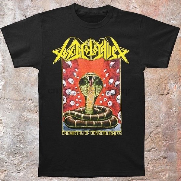 toxic holocaust men's chemistry of consciousness art black cool t-shirt short sleeve cotton, White;black
toxic holocaust men's chemistry of consciousness art black cool t-shirt short sleeve cotton, White;black