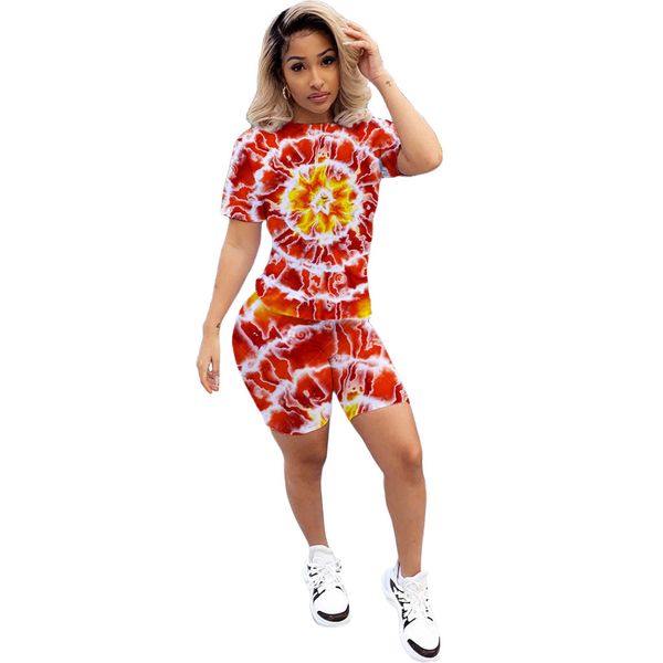 women's two pieces club party sport outfit casual fashion tie-dye printed short sleeve set jumpsuit rompers, White
women's two pieces club party sport outfit casual fashion tie-dye printed short sleeve set jumpsuit rompers, White