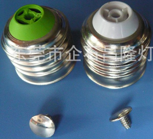E27 Iron Nickel Plating Lamp Holder White or Green Optional E27 Lamp Head with 1 Screw
E27 Iron Nickel Plating Lamp Holder White or Green Optional E27 Lamp Head with 1 Screw