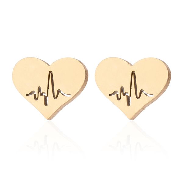 jewelry for neck womens heats necklaces couple heartbeat pendants stainless steel female gold accessories fashion necklaces set, Silver
jewelry for neck womens heats necklaces couple heartbeat pendants stainless steel female gold accessories fashion necklaces set, Silver