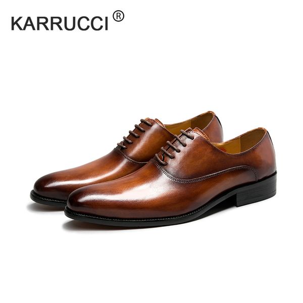 karrucci round captoe bespoke custom handmade pure genuine calf leather men's dress oxford shoe for wedding party business, Black
karrucci round captoe bespoke custom handmade pure genuine calf leather men's dress oxford shoe for wedding party business, Black