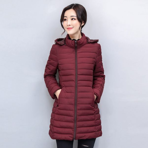 women's down & parkas long puffer coat slim office laides hooded winter jacket women plus size solid with zipper cotton padded thick, Black
women's down & parkas long puffer coat slim office laides hooded winter jacket women plus size solid with zipper cotton padded thick, Black