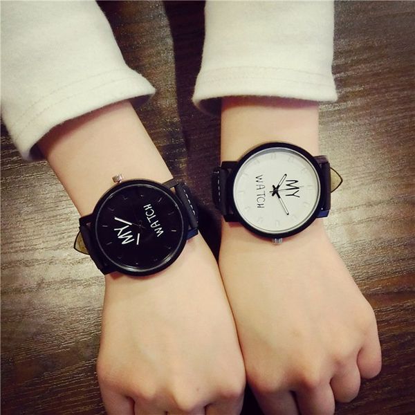 retro simple women watch fashion men women couple watches dropshipping black white casual quartz wrist watch, Slivery;brown
retro simple women watch fashion men women couple watches dropshipping black white casual quartz wrist watch, Slivery;brown