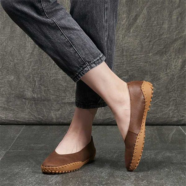 women loafers leather shoes khaki flats women spring soft bottom ballat flats lazy shoes casual genuine leather handmade retro, Black
women loafers leather shoes khaki flats women spring soft bottom ballat flats lazy shoes casual genuine leather handmade retro, Black