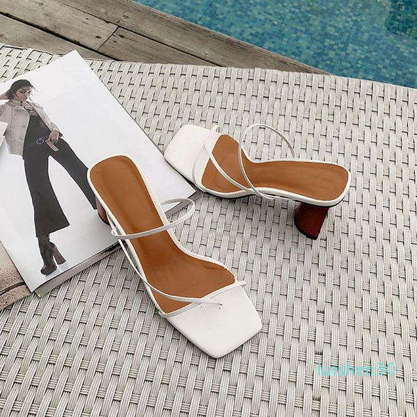 bellinsley 2019 new summer sandals slippers square toe high heels flip flop narrow band strap women shoes ladies slippers pumps l30, Black
bellinsley 2019 new summer sandals slippers square toe high heels flip flop narrow band strap women shoes ladies slippers pumps l30, Black