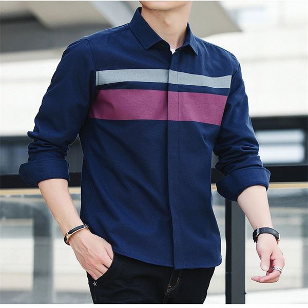 mens designer striped shirts long sleeve regular breasted clothes casual turn down collar apparel mens tees, White;black
mens designer striped shirts long sleeve regular breasted clothes casual turn down collar apparel mens tees, White;black