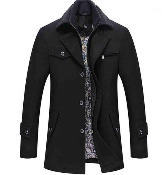 winter coat fashion plus size thick wool jacket designer solid color slim outerwear mens, Black;brown
winter coat fashion plus size thick wool jacket designer solid color slim outerwear mens, Black;brown