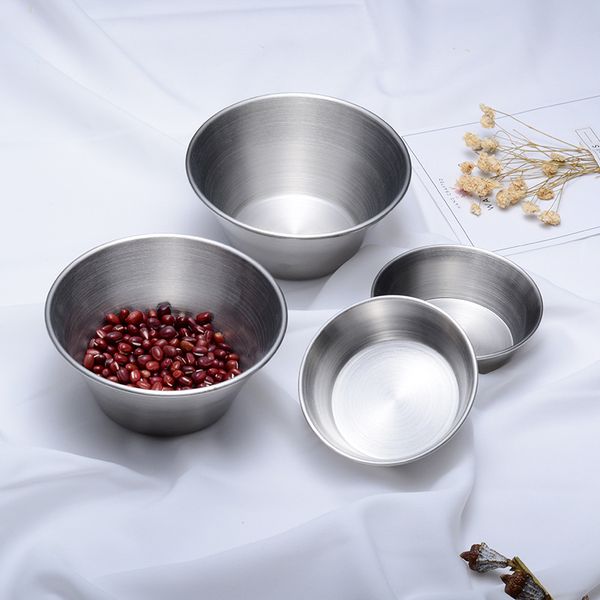 silvery stainless steel seasoning dishes plates round sauce dipping dish container kitchen accessories
silvery stainless steel seasoning dishes plates round sauce dipping dish container kitchen accessories
