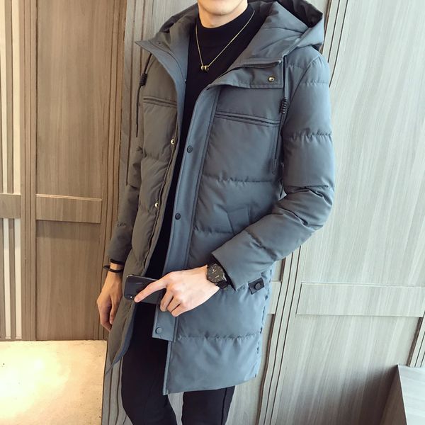 2019 winter new men's hooded long coat brand clothing men's slim large size warm cotton jacket fashion casual long coat, Black
2019 winter new men's hooded long coat brand clothing men's slim large size warm cotton jacket fashion casual long coat, Black