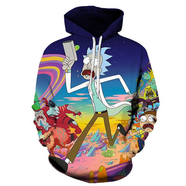 brand designer clothing 2018 new fashion 3d hoodies cartoon rick and morty rm print men women hooded sweatshirt pullovers, Black
brand designer clothing 2018 new fashion 3d hoodies cartoon rick and morty rm print men women hooded sweatshirt pullovers, Black