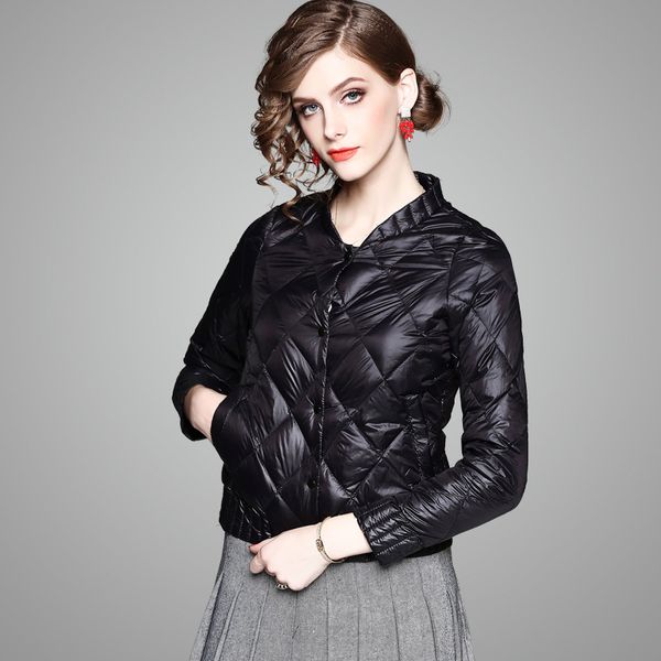 shenzhen boutique women's dress autumn & winter new style short thin open buckle down jacket a generation of fat 74071, Black;white
shenzhen boutique women's dress autumn & winter new style short thin open buckle down jacket a generation of fat 74071, Black;white