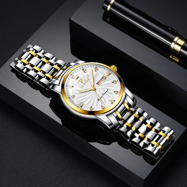 2020 men watches quartz watch men full steel 30m waterproof wristwatch relogio masculino clock hour a4014, Slivery;brown
2020 men watches quartz watch men full steel 30m waterproof wristwatch relogio masculino clock hour a4014, Slivery;brown